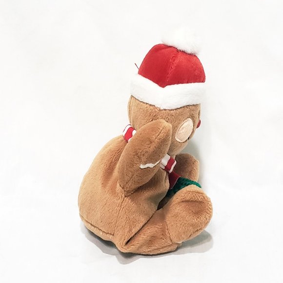 Christmas Gingerbread Man Sears Windsor Collection Plush Stuffed Animal 9" - Picture 2 of 10